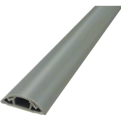 Cable Equipements PG06 : vaste vloergoot - grijs PVC - 2m - 1 kabel Ø6 of 2 kabels Ø5mm PG06A200G