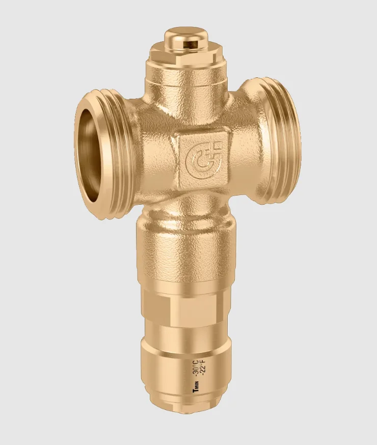 Caleffi IStop CLASSIC vorstbeveiligingsklep 0-90grC 1 inch - caleffi (ex 108601C) 108602