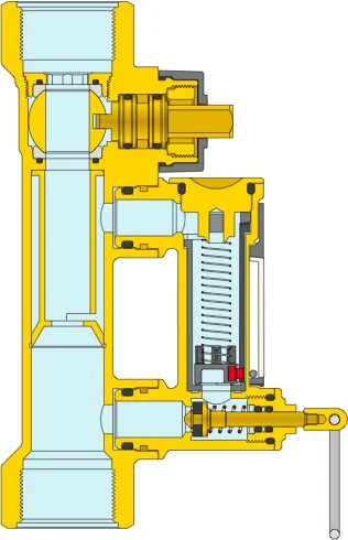 Caleffi Strangregelventiel 3/4 met debietmeter 7 tot 28 l/min caleffi 132522