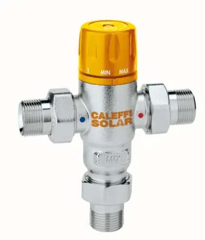 Caleffi Regelbaar thermostatisch mengventiel 3/4 voor zonne-energiesystemen 252150