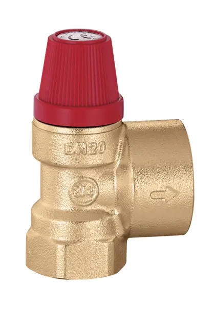 Caleffi Veiligheidsklep Caleffi 3/4" binnendraad 1" binnendraad 3bar geschikt voor verwarming 530 530530
