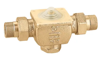 Caleffi 3-weg zoneventiel 1/2 met zuigerafsluiter caleffi 633400