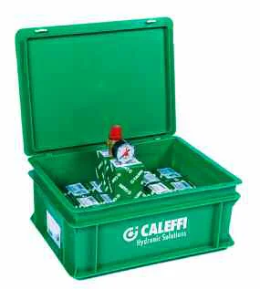 Caleffi PROMOPAKKET veiligheidsklep met manometer 1/2 (20st/box) Caleffi NLPRO313430