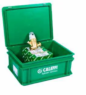 Caleffi PROMOPAKKET  drukverminderaar 3/4 max.druk 25 bar  met manometeraansluiting (3st/box) Caleffi NLPRO535050