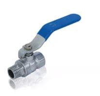Cebeo Sanutal Bolkraan 4/4 MF - met staal verzinkte hendel - blauwe hendel 00.01.025.3B