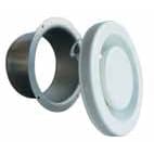 Cebeo Afvoerventiel Luxe - wit - Ø125mm 99.AVL125
