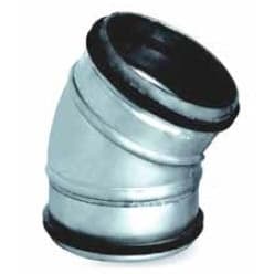Cebeo Bocht gesegmenteerd 30° - diameter 160mm - met rubberen dichting 99.BD3160
