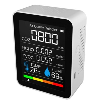 Cebeo 5-in-1 luchtkwaliteitsmeter CO2