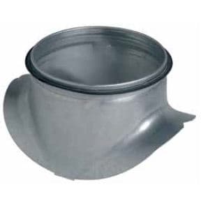 Cebeo Zadelstuk - diameter 160/125mm - ronde aftakking - met rubberen dichting 99.RAD160.125
