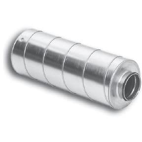 Cebeo Geluidsdemper - Ø 200 mm - L=600 - isolatie 50 mm - met rubberen dichting 99.SIL200.600