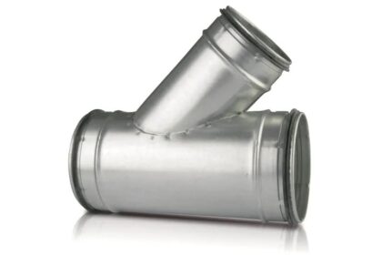 Cebeo T-stuk - 45° - diameter 180x180mm - met rubberen dichting 99.TD4180.180