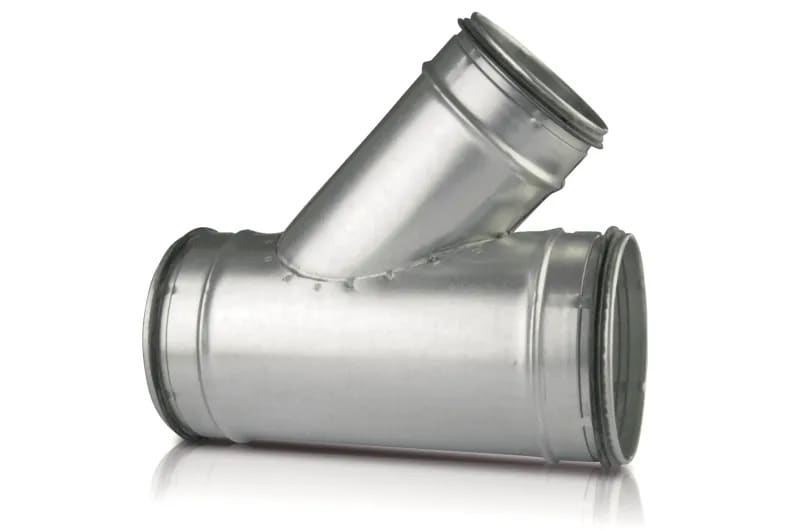 Cebeo T-stuk - 45° - diameter 180x180mm - met rubberen dichting 99.TD4180.180