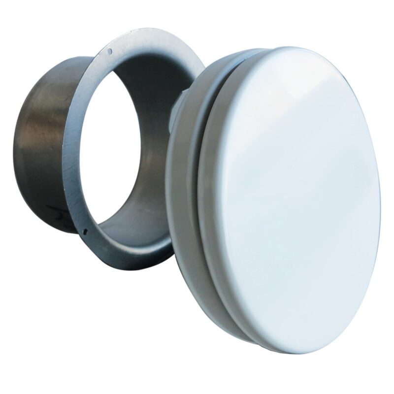 Cebeo Toevoerventiel Luxe - wit wit - diameter 125mm 99.TVL125