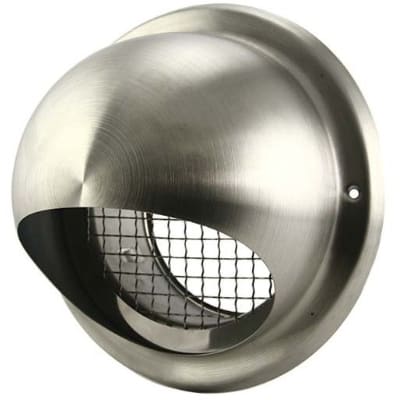 Cebeo Ventilatierooster RVS met net 1x1cm Ø160 99.VRN160