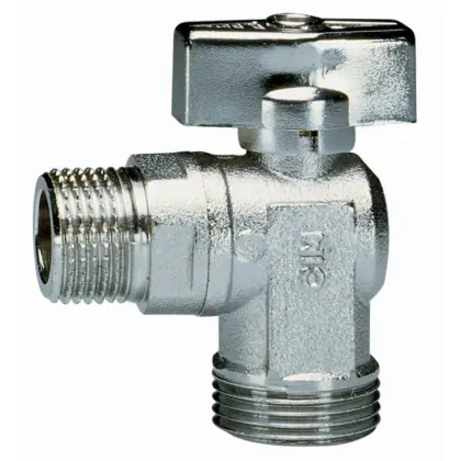 Cimberio Kogelkraan met volle doorlaat DN 1/2"x3/4" MM PN16 met terugslagklep voor wasmachine Cimberio 39NR 39NR-2099
