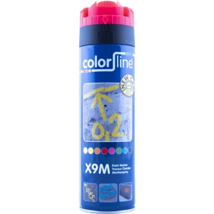 Color-Line X9M Paint Marker - 500 ml - fluo rood CL 21-654
