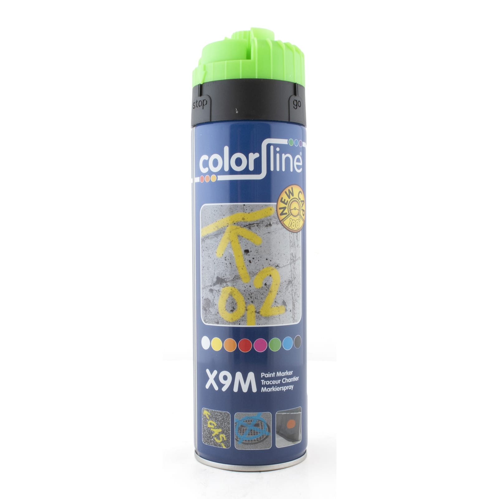 Color-Line X9M Paint Marker - 500 ml - fluo groen CL 21-668