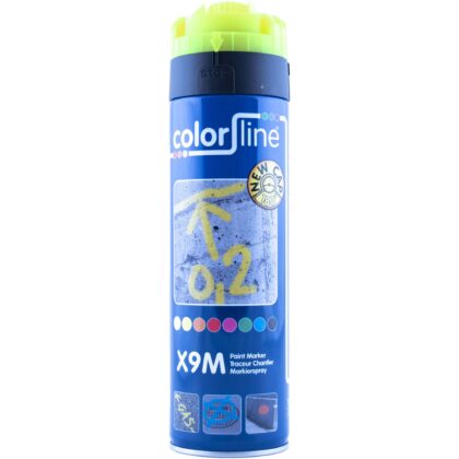 Color-Line X9M Paint Marker - 500 ml - FLUO GEEL CL 21-678