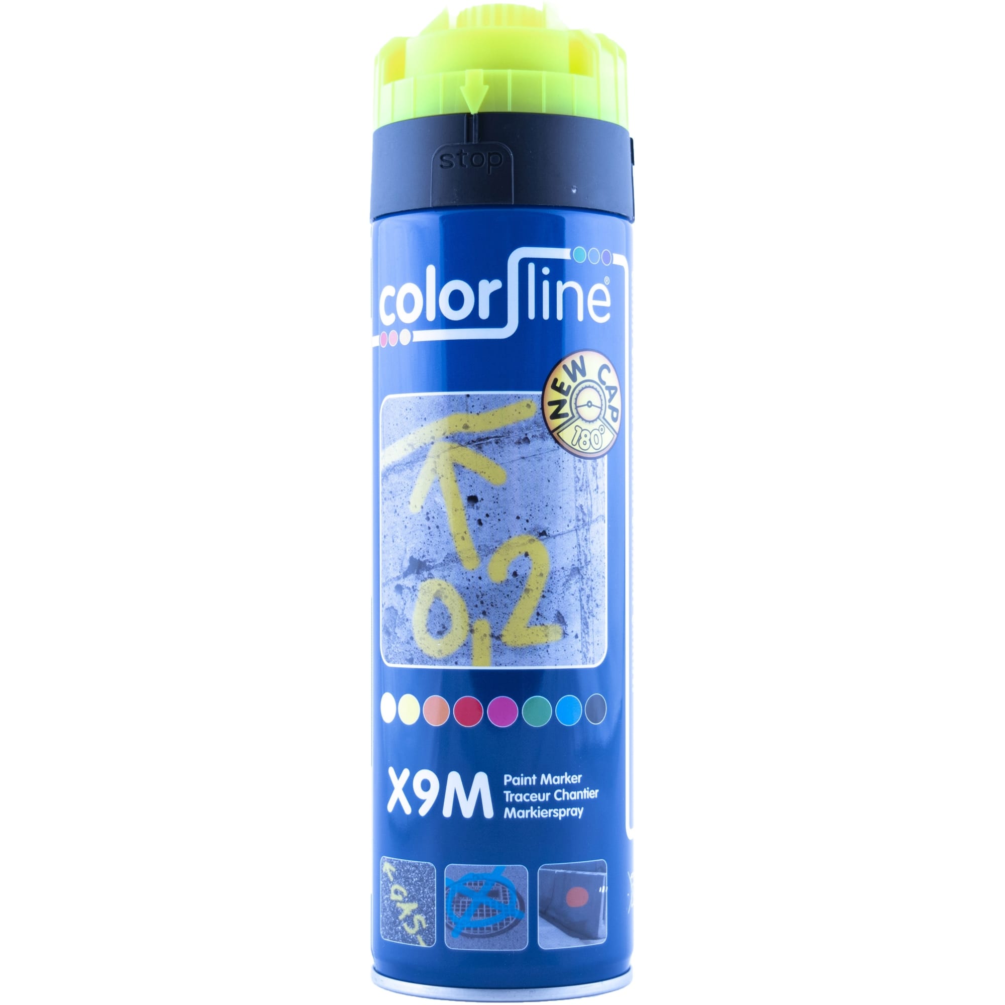 Color-Line X9M Paint Marker - 500 ml - FLUO GEEL CL 21-678
