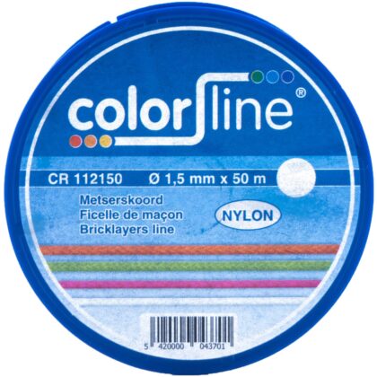 Color-Line Nylon metserskoord WIT - 1