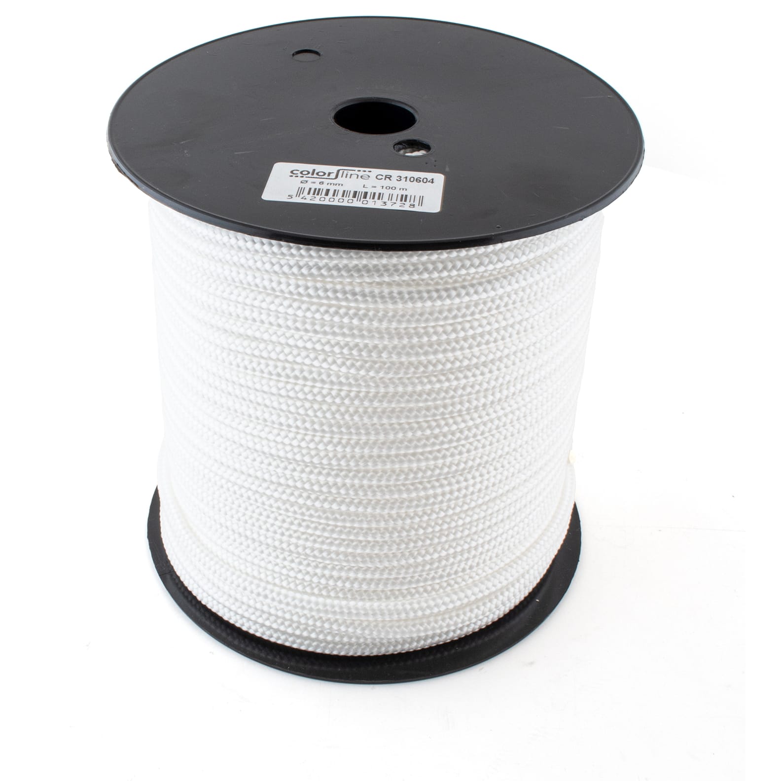 Color-Line Gevlochten koord met kern in PP MULTITEX - 6 mm x 100 m CR 310604