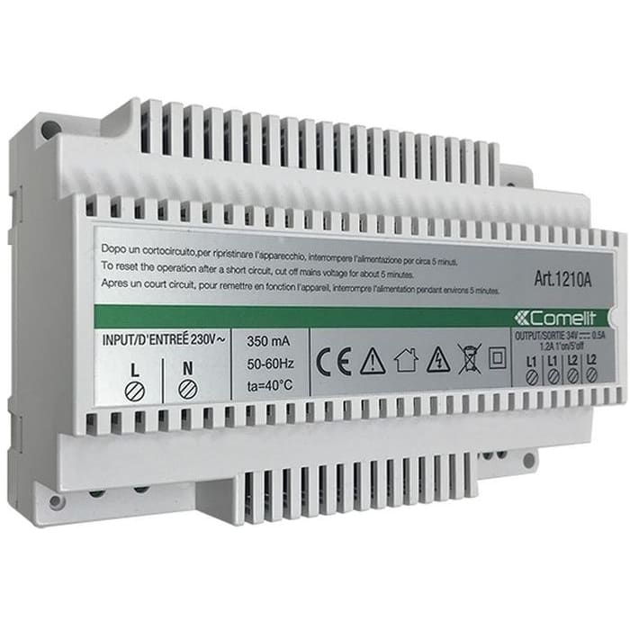 Comelit VOEDING 2-DRAADS 8 DIN - BUILDING KIT 1210A