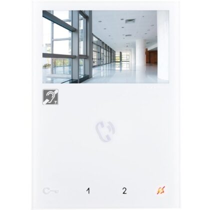 Comelit Mini-kleurenmonitor handsfree en ind. lus wit