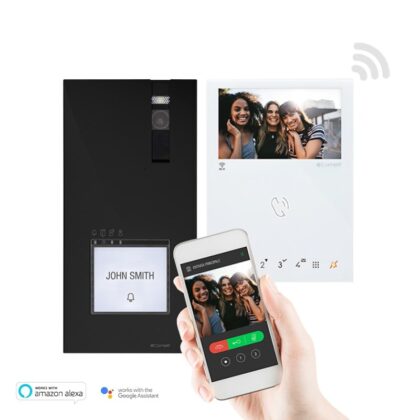 Comelit 8451V MET ZWART FRONTPANEEL VOOR QUADRA M DEURSTATION EN ZWARTE MINI WIFI 8451V/ALLBLACK