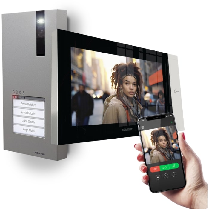 Comelit QUADRA KIT MET 7TOP VIP KVQ8570
