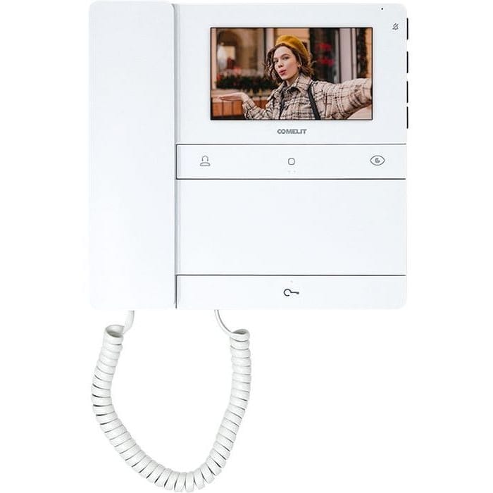 Comelit PEOPLE KLEURENMONITOR 4.3  MET HOORN. WIT. SB2 PL6701