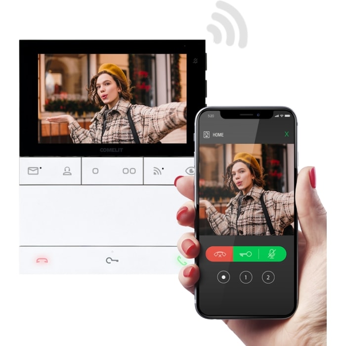Comelit PEOPLE HANDSFREE VIDEO-DEURINTERCOM WIFI 5. SB2 PL6741