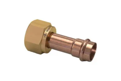 Conex Banninger Persovergangsstuk koper 5/8" x 5/8" flare koppeling koeltechniek Conex Banninger >B< MaxiPro CMP-2033-000