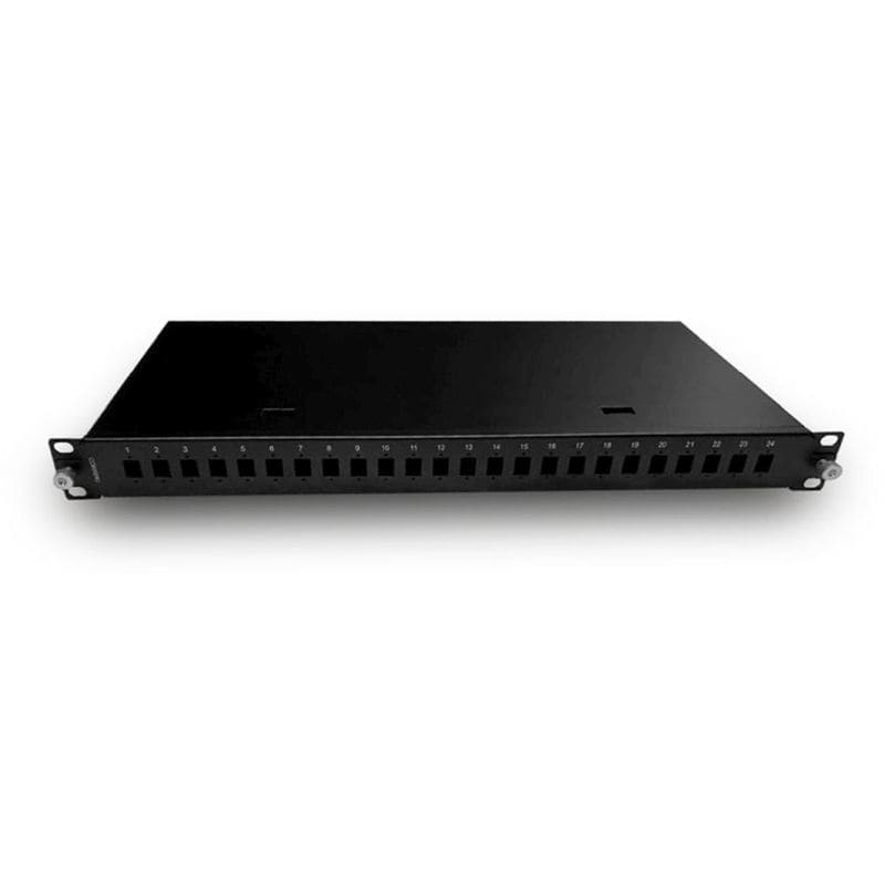 Corning ECO Panel LC Duplex. 19inch 1U housing