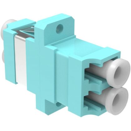 Corning ADAPTER LC-D PC OM3/OM4 AQUA (order per piece) ECO-ADP-DLCP-AQ