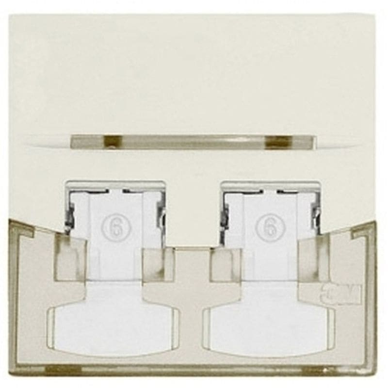 Corning Modern Design Volition 45x45 Faceplate 2 ports