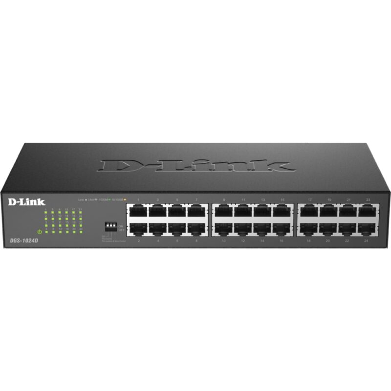 D-LINK 24-PORT 10/100/1000 DESKTOP SWITCH DGS-1024D/E