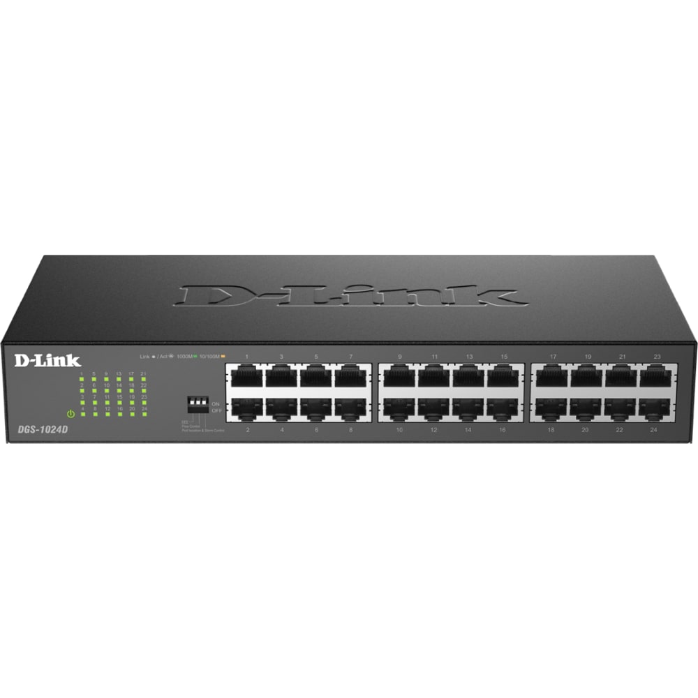 D-LINK 24-PORT 10/100/1000 DESKTOP SWITCH DGS-1024D/E