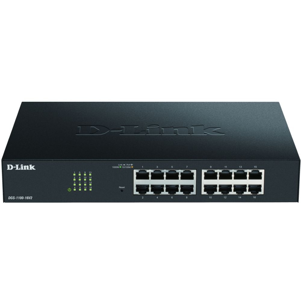 D-LINK Switch 16x10/100/1000 EasySmart 11 DGS-1100-16V2/E