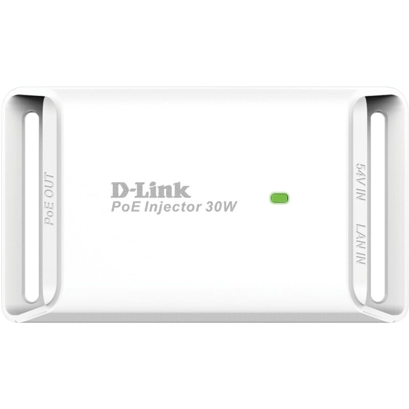D-LINK 1-Port Gigabit 30W PoE Injector 10/100/100BASE-T DPE-301GI