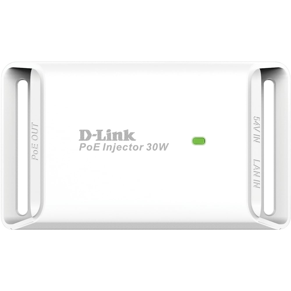 D-LINK 1-Port Gigabit 30W PoE Injector 10/100/100BASE-T DPE-301GI