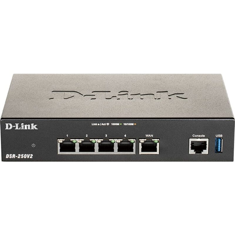 D-LINK 5-Gigabit Port VPN Router 1 x 10/100/1000 Mbps WAN port