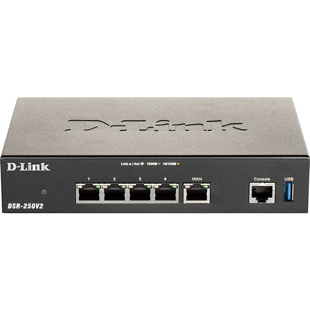 D-LINK 5-Gigabit Port VPN Router 1 x 10/100/1000 Mbps WAN port