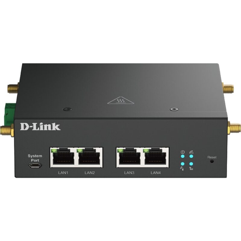 D-LINK 5G Multi-Connect Modem; 4x1 Gb; 2 Micro SIM slot; Plug-and-Play; NAT Mode DWM-314-G