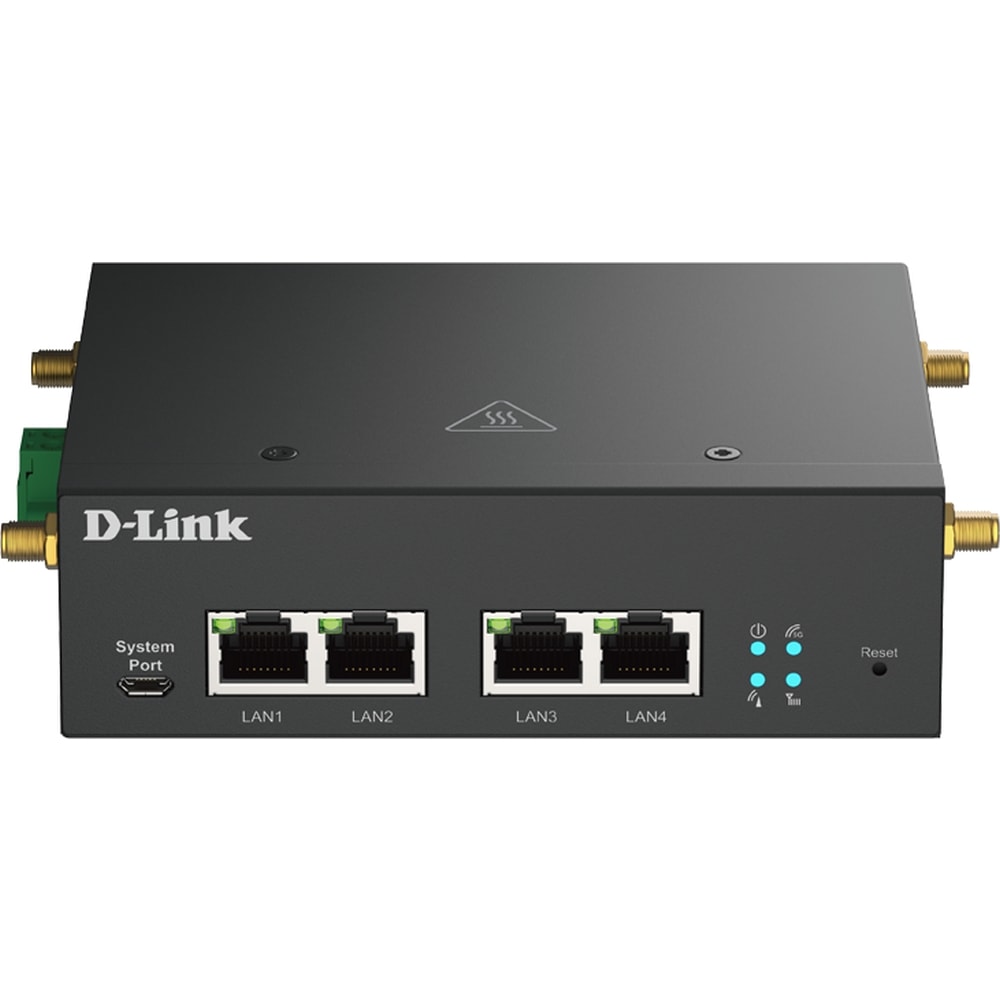 D-LINK 5G Multi-Connect Modem; 4x1 Gb; 2 Micro SIM slot; Plug-and-Play; NAT Mode DWM-314-G