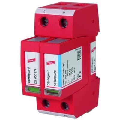 DEHN Overspanningsbeveiliging Type 2 - TT - 2P - mt nulgeleider DEHNguard M TT 2P 275 952110