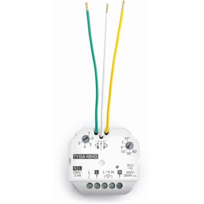 DELTA DORE Tyxia 4840 | Inbouwmicromodule-ontvanger met verlichtingsvariatie -Neutrale fase 6351115
