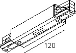 DELTA LIGHT Track Dim tussenvoeding zwart 200 11 14 B