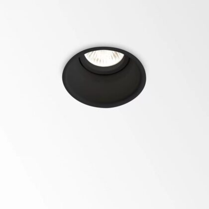 DELTA LIGHT DEEP RINGO spot inbouw GU10 QPAR51 max. 35W IP44/20 zwart 202 014 26 B