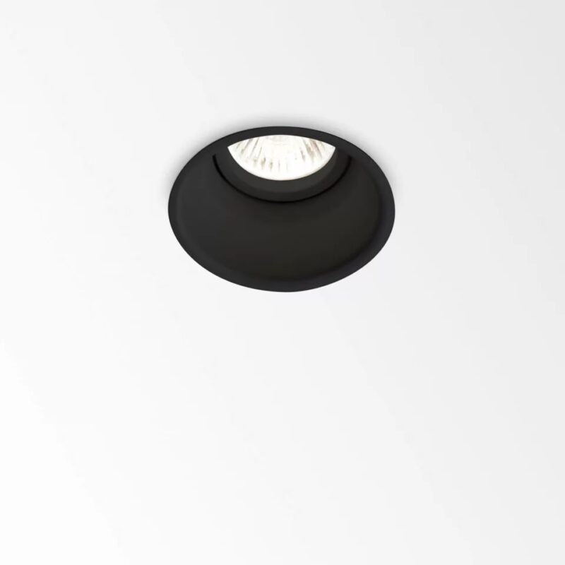 DELTA LIGHT DEEP RINGO spot inbouw GU10 QPAR51 max. 35W IP44/20 zwart 202 014 26 B