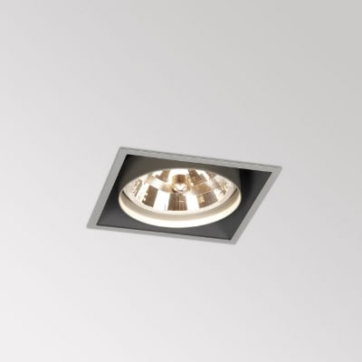 DELTA LIGHT Grand Carree 111 Inbouwdownlight 100W QR-LP111 G53 12V 0-50°/360° IP20 wit 202 24 11 W